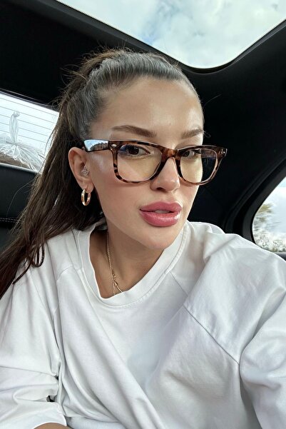 REN EYEWEAR نظارات واقية من الضوء الأزرق الكلاسيكي اللامع للجنسين من Wayf ذات تصميم متقاطع