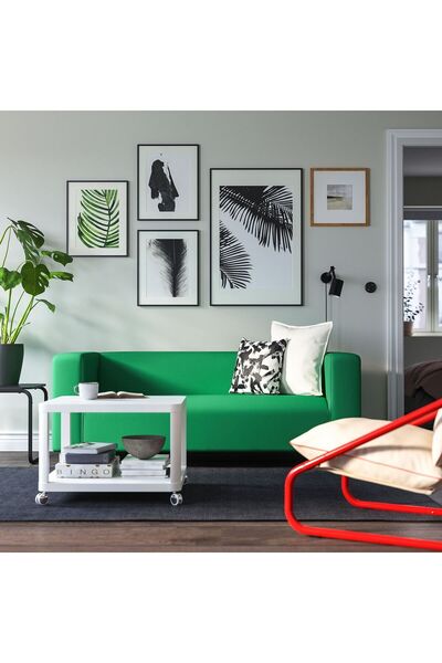 IKEA 2'Li Kanepe, Genişlik: 177 cm  Derinlik: 88 cm  Yükseklik: 66 cm