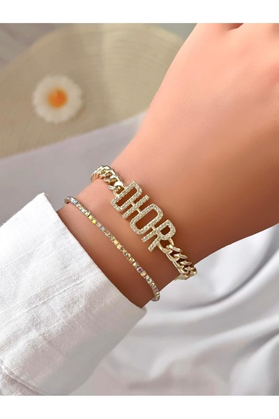 KBC STORE مجموعة أساور أنتاليا مكونة من قطعتين