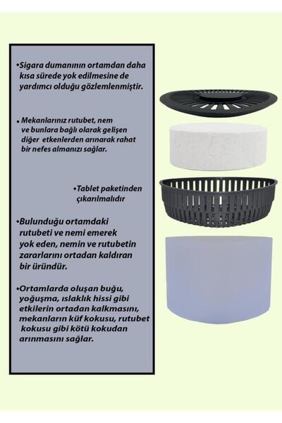 Saban 4 Adet 500 gr Nem Alıcılı Ve Rutubet Giderici Aparat Üçgen Lavanta (TABLET DAHİL)