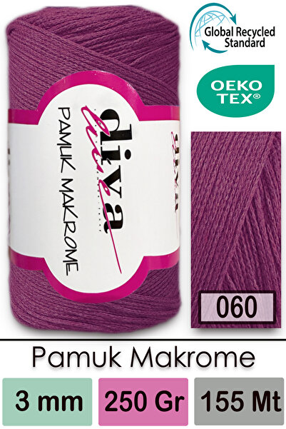 Diva İplik Diva Pamuk Макроме 60 Мурдум