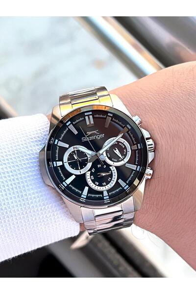 Slazenger Özel Kutulu Damat Saati Çelik Kordon İç Fonksiyonları Aktif 10 Atm ...