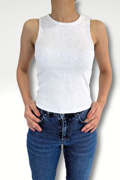 Mood Lab Fitilli kolsuz t-shirt