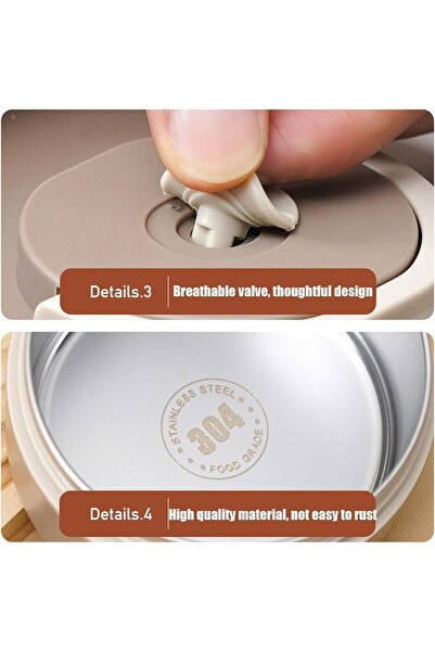 LUNCH BOX 4 Tier Portable Insulated Lunch Containers with Bag