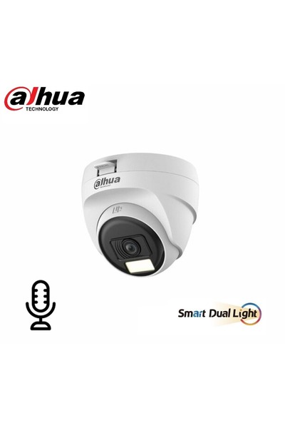 DAHUA HAC-T1A21P-U-IL-A 2MP HDCVI FULLCOLOR SESLİ DOME KAMERA
