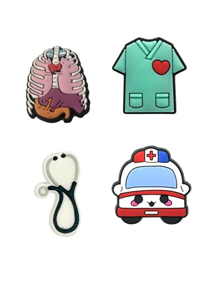 odaburada Terlik Süsü-terlik Tokası Sağlıkçı-doktor 4'lü Set