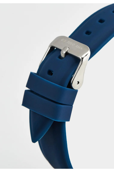 U.S. Polo Assn. Ceas cu cuarț și curea din silicon