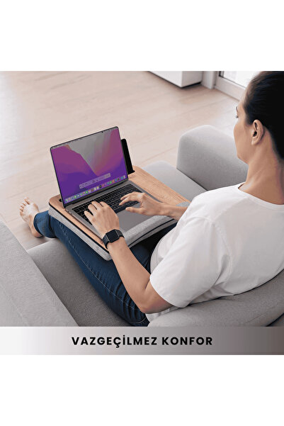 Vigo Wood MİNDERLİ LAPTOP SEHPASI (LS014)
