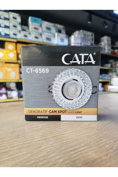 Cata Ct 6569 Menekşe Kristal Cam Spot Kasası
