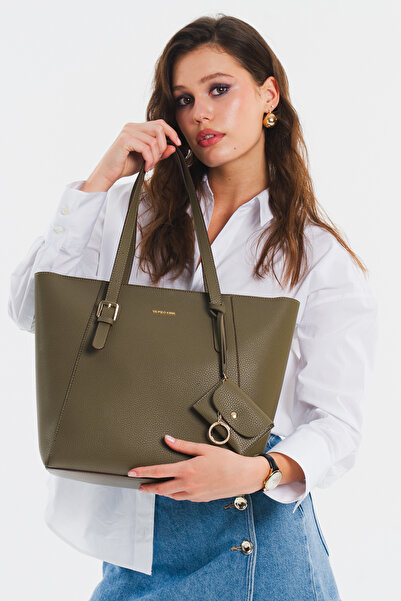 U.S. Polo Assn. Khaki Women's Shoulder Bag Us25551