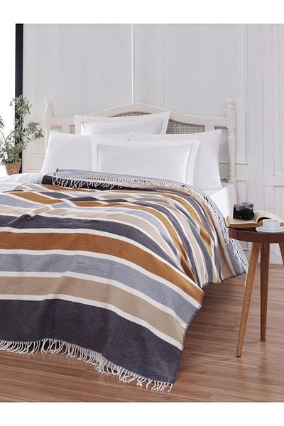 Karna Home Бавовняна ковдра для телевізора Graysen 200x220 см