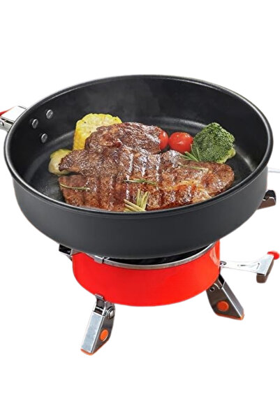 Generic Portable Camping Cookware Pot Set | Lightweight Mess Kit for Outdoor Includes Carry Bag