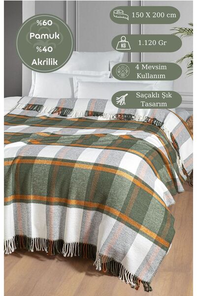 Karna Home Бавовняна ковдра для телевізора Toros 150x200 см