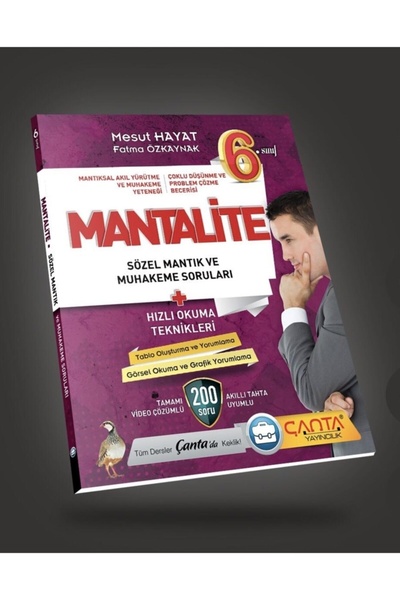 Çanta Yayınları 6.sınıf Yeni Nesil Sözel Mantık Ve Muhakeme 2021