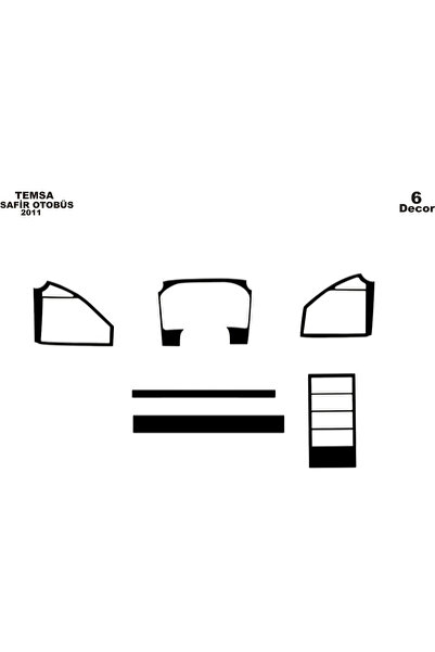 Marscockpitdesign ميتسوبيشي سافير كونسول-توربيدو 201 4 قطع
