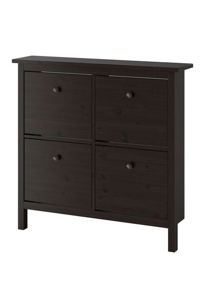 IKEA ayakkabı dolabı, venge, 107x22x101 cm, 4 bölmeli