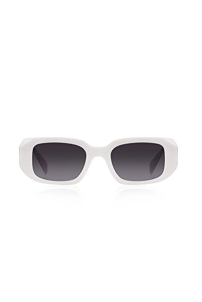 Chunky Frame Unisex Jen White Luxury Sunglasses