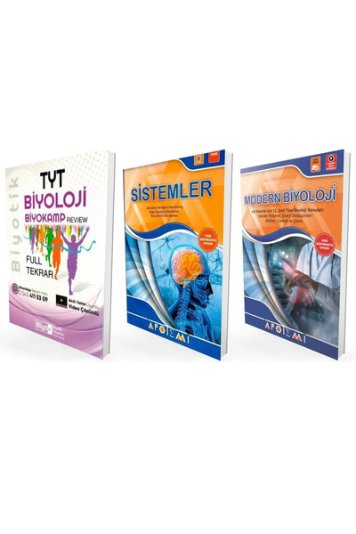Apotemi Yayınları Apotemi Modern Biyoloji Ve Sistemler + Biyotik Tyt Biyoloji...