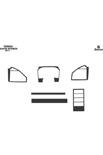 Marscockpitdesign ميتسوبيشي سافير كونسول-توربيدو 201 4 قطع