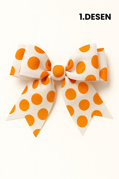 ESİLA KİDS Cataramă pentru fetiță, model cu fundă cu buline, 2 bucăți, livrar...