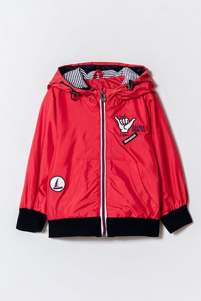 Verscon Men's Hooded Embroidered Windbreaker & Raincoat 2 - 6 Years