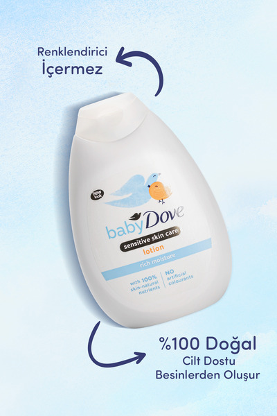 Dove Doğal Prebiyotikli Rahatlatıcı Yoğun Nemlendirici Bebek Losyonu 400 ml
