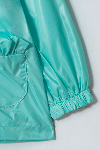 Verscon Girl's Hooded Embroidered Windbreaker & Raincoat 2 - 6 Years