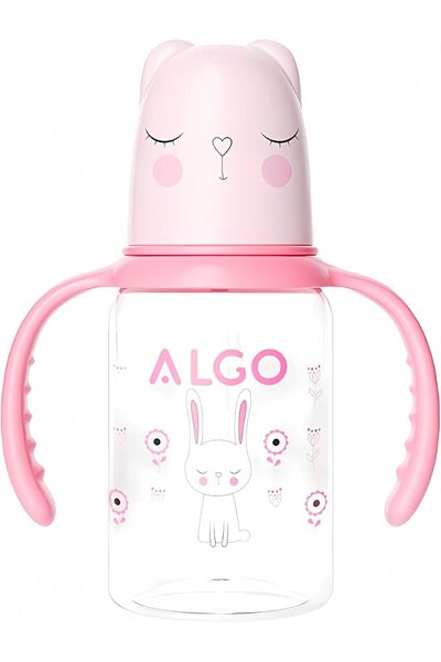 Twisoo Baby Milk Bottle - Cute Cartoon Design, BPA-Free Anti-Colic 120ml Stan...
