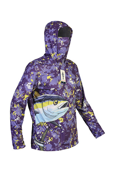 dkmoutdoor Orkw Kapüşonlu Uzun Kollu Balıkçı Ve Su Sporları Uv Korumalı Su It...