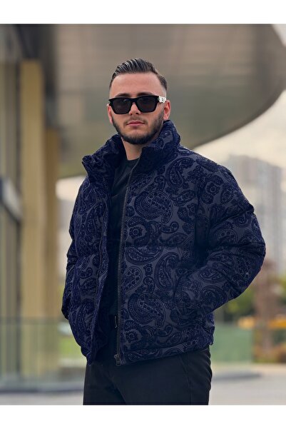 KINGAF Чоловічий пуховик з візерунком