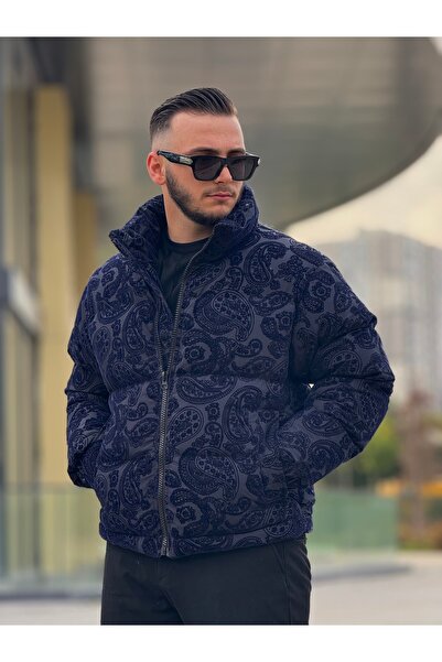 KINGAF Чоловічий пуховик з візерунком