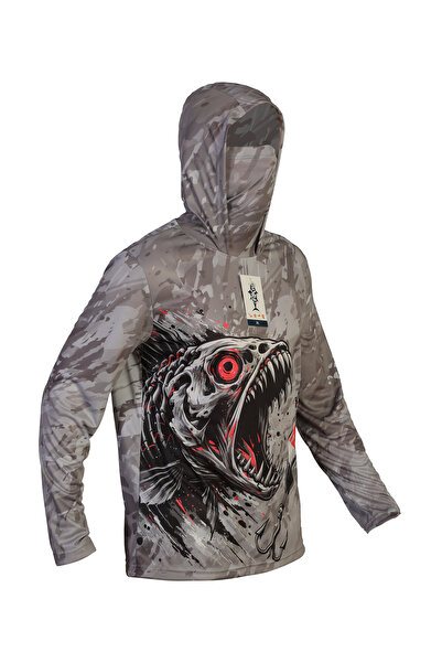 dkmoutdoor Orkw Kapüşonlu Uzun Kollu Balıkçı Ve Su Sporları Uv Korumalı Su It...