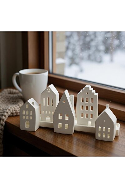 BASSDEKOR BETON - 5 HOME SET - BEYAZ