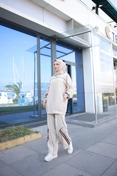 Wovi Γυναικεία Αθλητικά Ρούχα Hijab Γυναικεία Σετ Φόρμας
