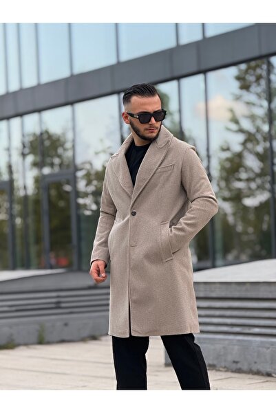 KINGAF ΑΝΔΡΙΚΟ ΜΑΚΡΥ ΠΑΛΤΟ ΚΡΑΚΟΥ