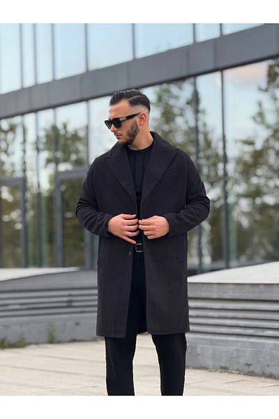 KINGAF Men's Long Spoon Coat