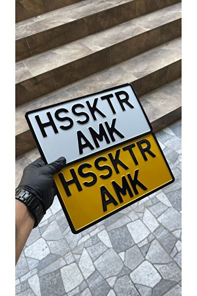 AlbaDekor35 AlbaDekor - SARI - HSSKTR - DEKOR PLAKA , ( 1 ADET )