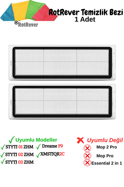 RotRever Dreame F9, Mijia 1C-Xiaomi Vacuum Mop 2C / 1C Filtru Hepa compatibil...
