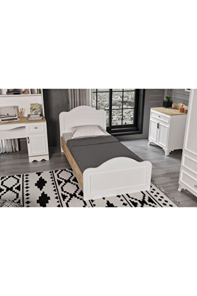Baby Darling Mdf Alessa 90x190cm Country Karyola Meşe %100 Mdf