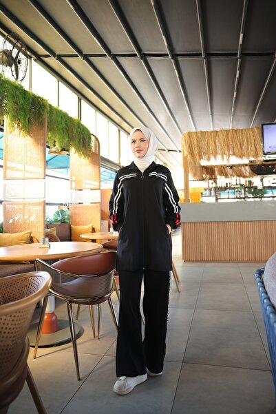 Ryzi Moda Γυναικεία Αθλητική Στολή Hijab με φερμουάρ