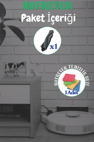 RotRever Συμβατή κύρια βούρτσα Dreame Bot L10s Ultra/L10S Pro-L10S Pro Gen 2, Σετ αντικατάστασης υφασμάτων RotRever-2 τεμάχια