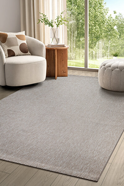 SARAZ HALI Elit Premium Sisal Jut Halı 1015 - Bej Hasır Dokuma