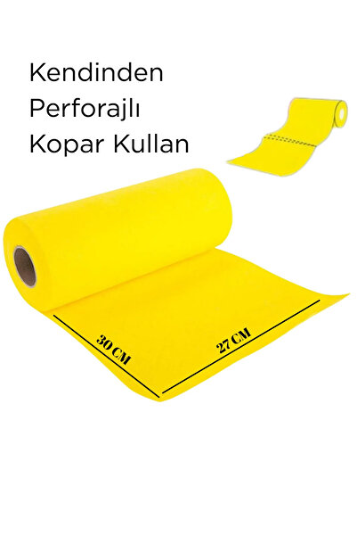 grimorlife 2 Pieces of 20 Rolls 100% Copar Use Multi-Purpose Cleaning Cloth - Economical and Practical Hygiene