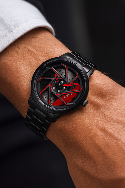G Sport POLO Steel Inner Dial Rotating Rim Sports Car Model Men's Wrist Watch