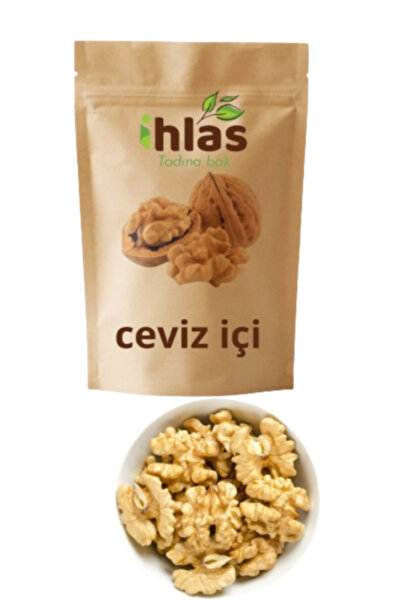 İhlas Doğal Taze İç Ceviz Kelebek Yüksek Kalite vakumlu ve kilitli kraft poşe...
