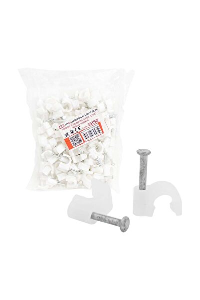 Powermaster Kroşe 2 Numara Çelik Çivili 6 Mm (DATA - ANTEN KABLOLARI İÇİN) 10...