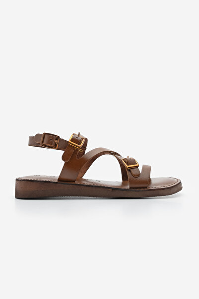 Marjin Dámské kožené sandály Eva Sole Daily