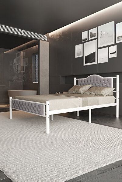 AKSviva Milan Çift Kişilik Ferforje Metal Karyola