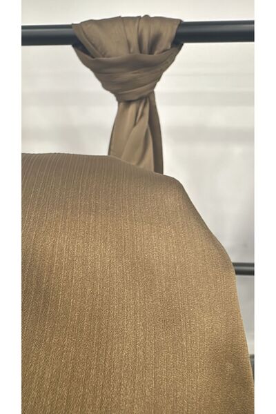 Butik DRAPE ŞİFON SATEN ALTIN RENK ŞAL