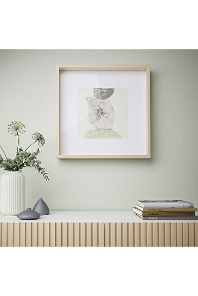 IKEA ahşap çerçeve, huş görünümlü, 50x50 cm